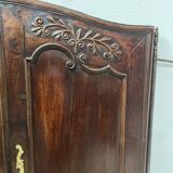Antique pair of 18th century solid oak cabinet doors