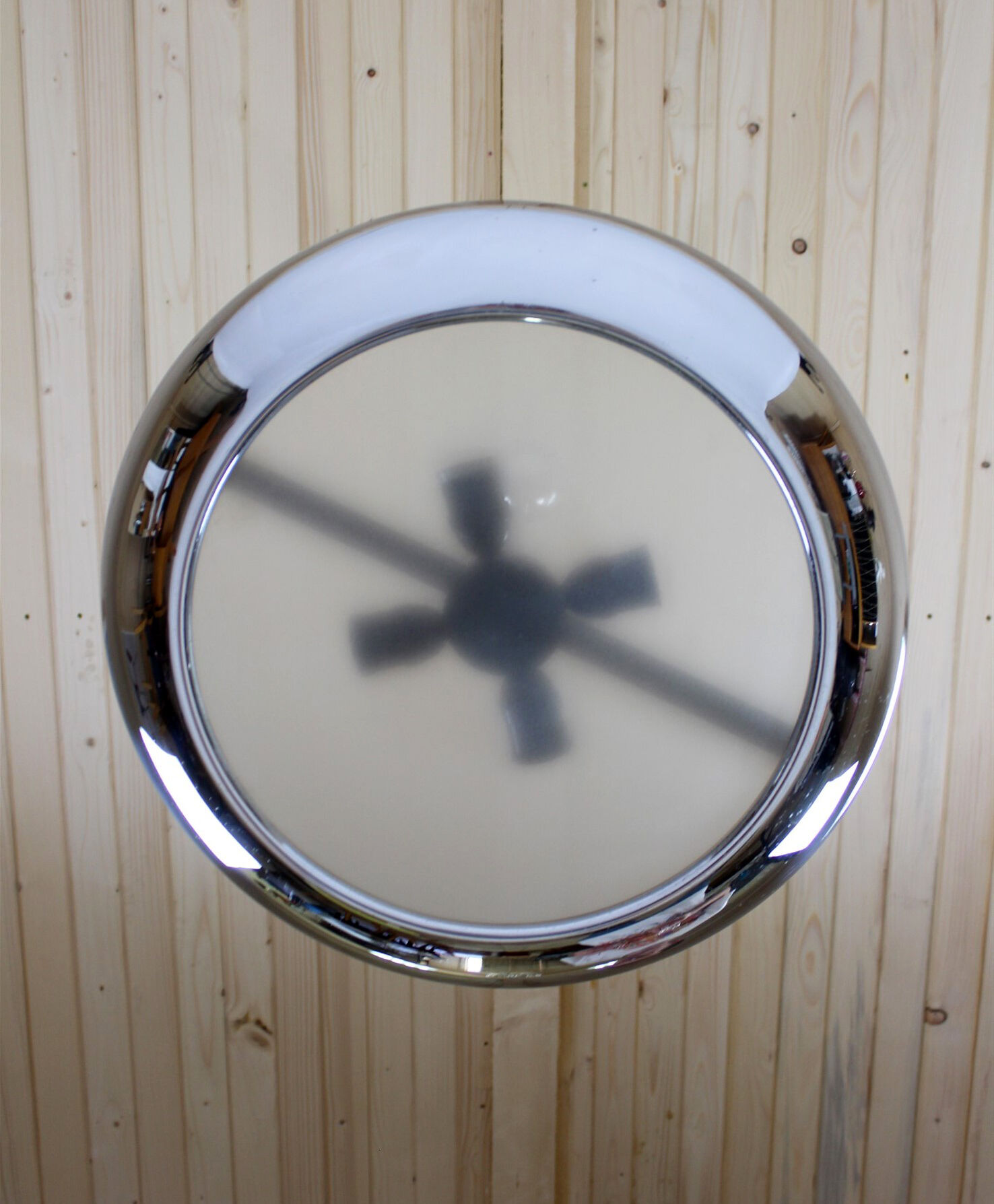 UFO chrome pendant by Josef Hurka for Napako, 1930