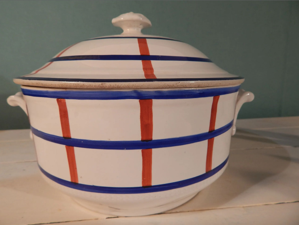 Steel earth soup bowl