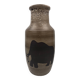 Saint clement ceramic vase with rock decoration 1950/60 38 cm