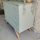 Vintage chest of drawers compass feet