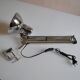 Articulated architect lamp with vintage clip, 90s, chrome metal