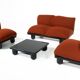 Modular canapé Blop by Carlo Bartoli for Rossi di Albizzate, Italy, 1970s