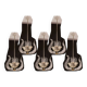 Set of 5 Art Decò Fountain Chandelier By Barovier e Toso, Murano Glass, 194