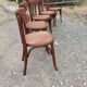5 Chaises bistrot Thonet bois