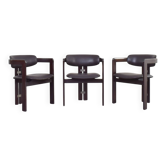 Chaises Pamplona par Augusto Savini pour Pozzi, années 1960, ensemble de 3