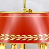 Bronze Bouillotte Lamp in Solid Empire Style Five Lights * Lucien Ga