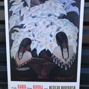 Original exhibition poster Frida Kahlo and Diego Rivera by Jacques and Natasha Gelman 1996