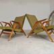 Pair of armchairs restored by Frantisek Jirak for Tatra Nabytok 1960