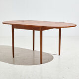 Restored teak dining table