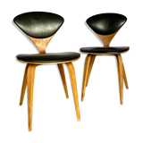 Chaises Norman Cherner pour Plycraft. USA, années 1960