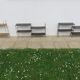 Modular wall string shelf in metal 50s 60s