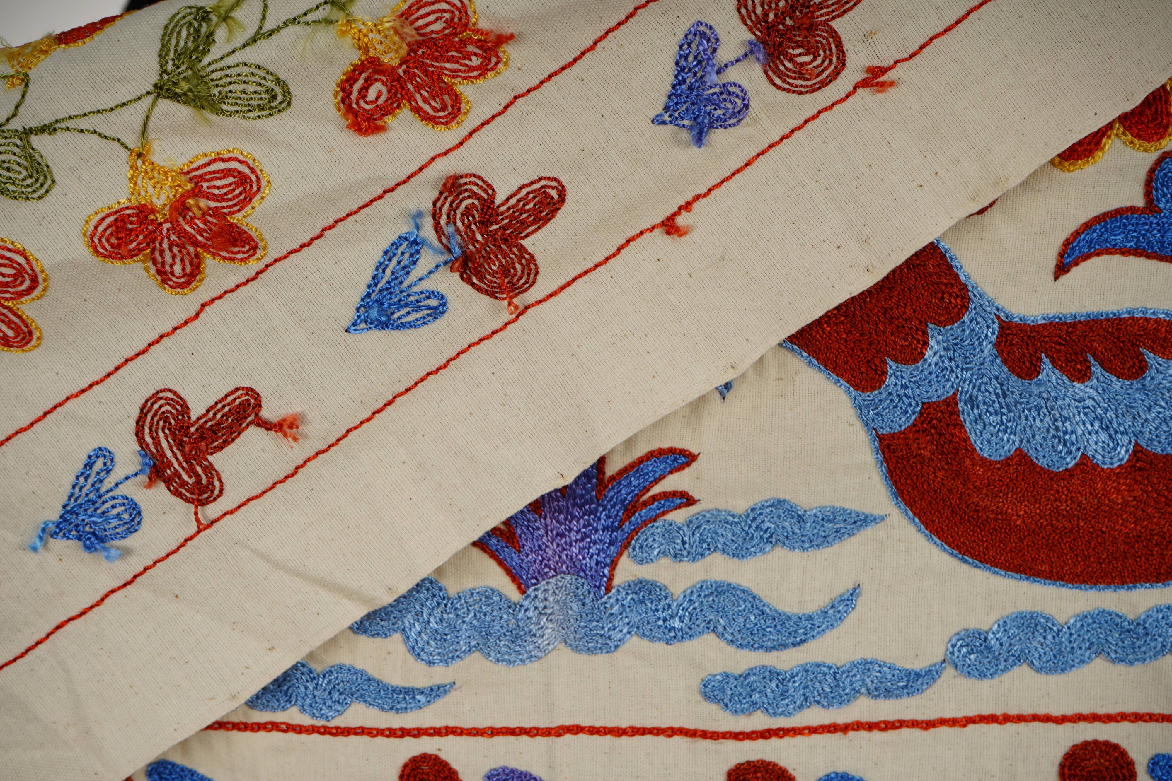 Hand-knotted rug, vintage Turkish rug 50x98 cm