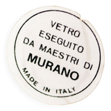 Murano metal and Murano glass table lamp by Alox Italia Anni '80