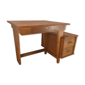 Bureau tripode asymétrique Reconstruction années 50