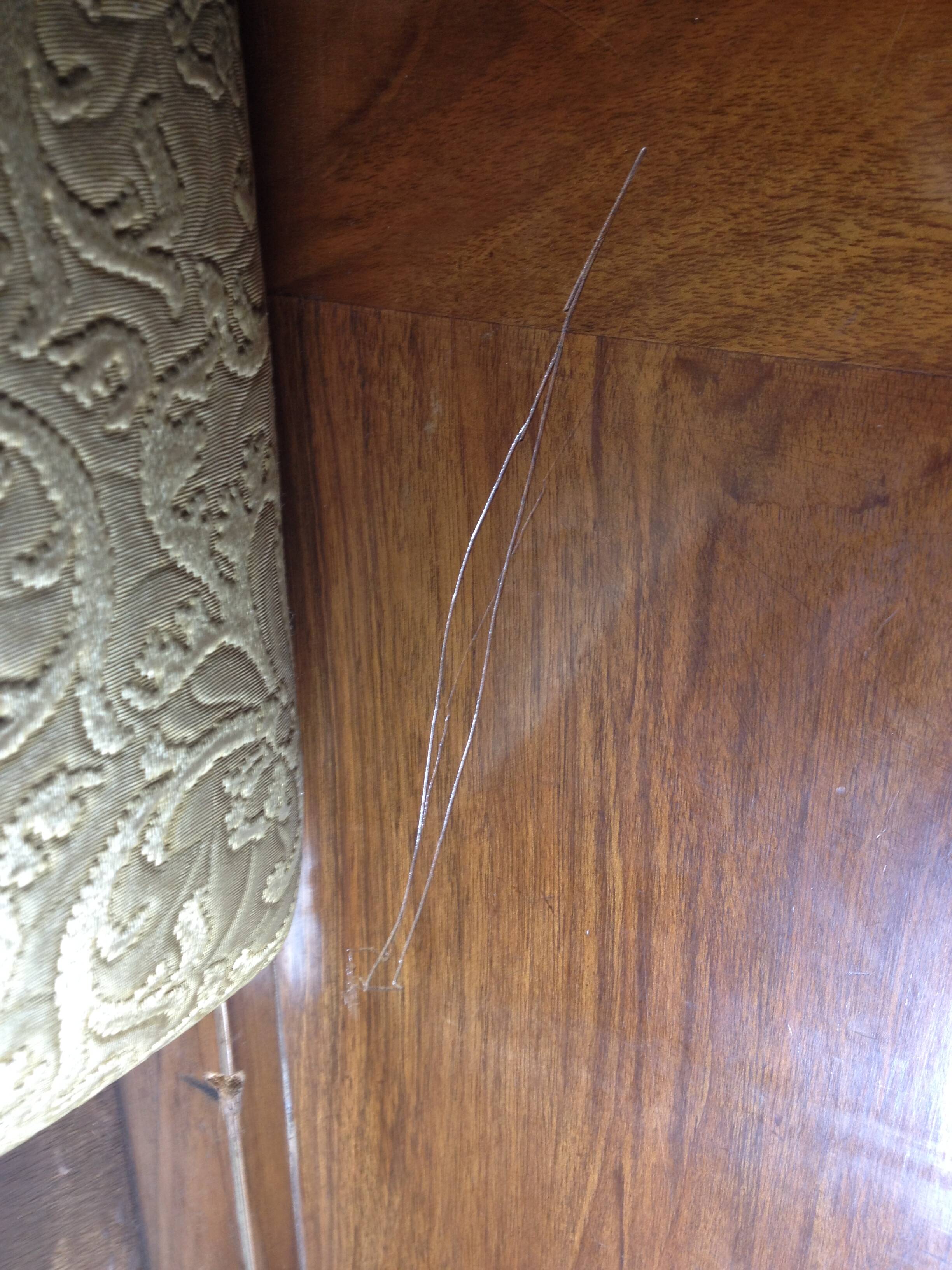 Rare Slezak club chair in solid walnut, Art Deco period