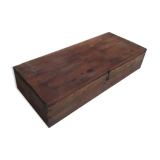Wooden crate box 46.2x19.3cm with compartments