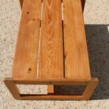 1960s pine coffee table