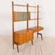 Scandinavian free standing shelving system Ergo wall unit by John Texmon and Einar Blindheim, 60s