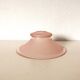 small pink lampshade in pink granite glass from the 50s