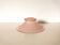 small pink lampshade in pink granite glass from the 50s