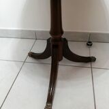 Table basse guéridon anglaise en acajou