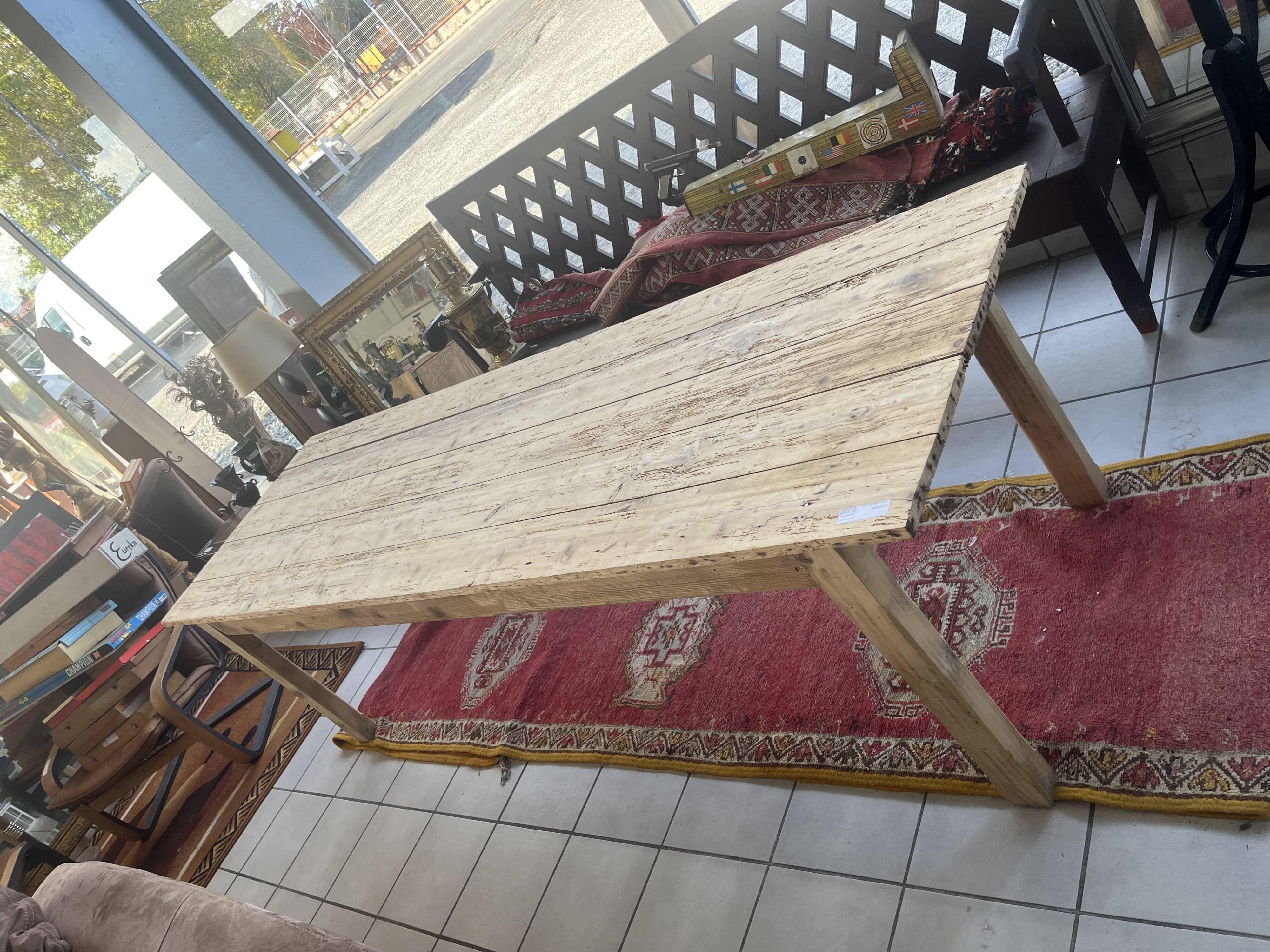 Table ferme decapé