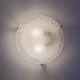 German vintage textured Murano glass flush mount, 1960s