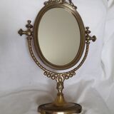 Brass mirror 29 x 41 cm