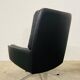 VINTAGE DANISH MID-CENTURY SVEND SKIPPER SWIVEL CHAIR IN BLACK LEATHER