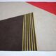 Midcentury Geometric Kilim Carpet in Style of Antonín Kybal, 1950s