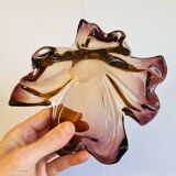 Murano pocket emptier - amber and gold
