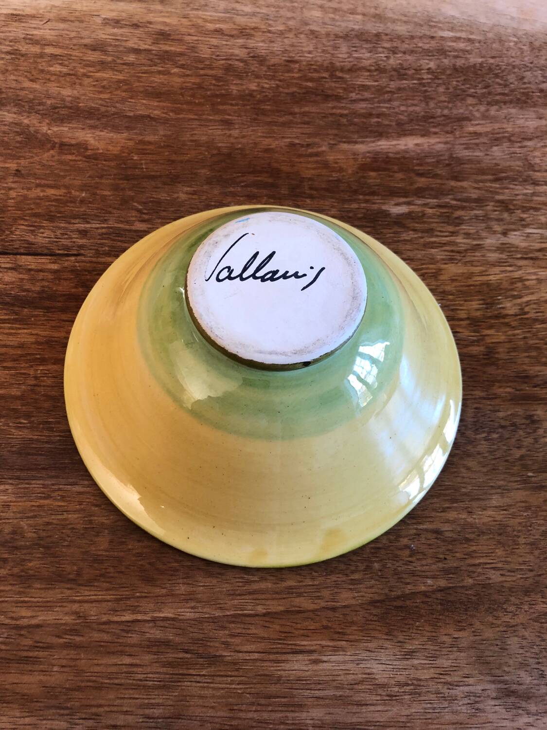 Salad bowl, ceramic dish Vallauris