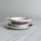 Porcelain cup with two handles