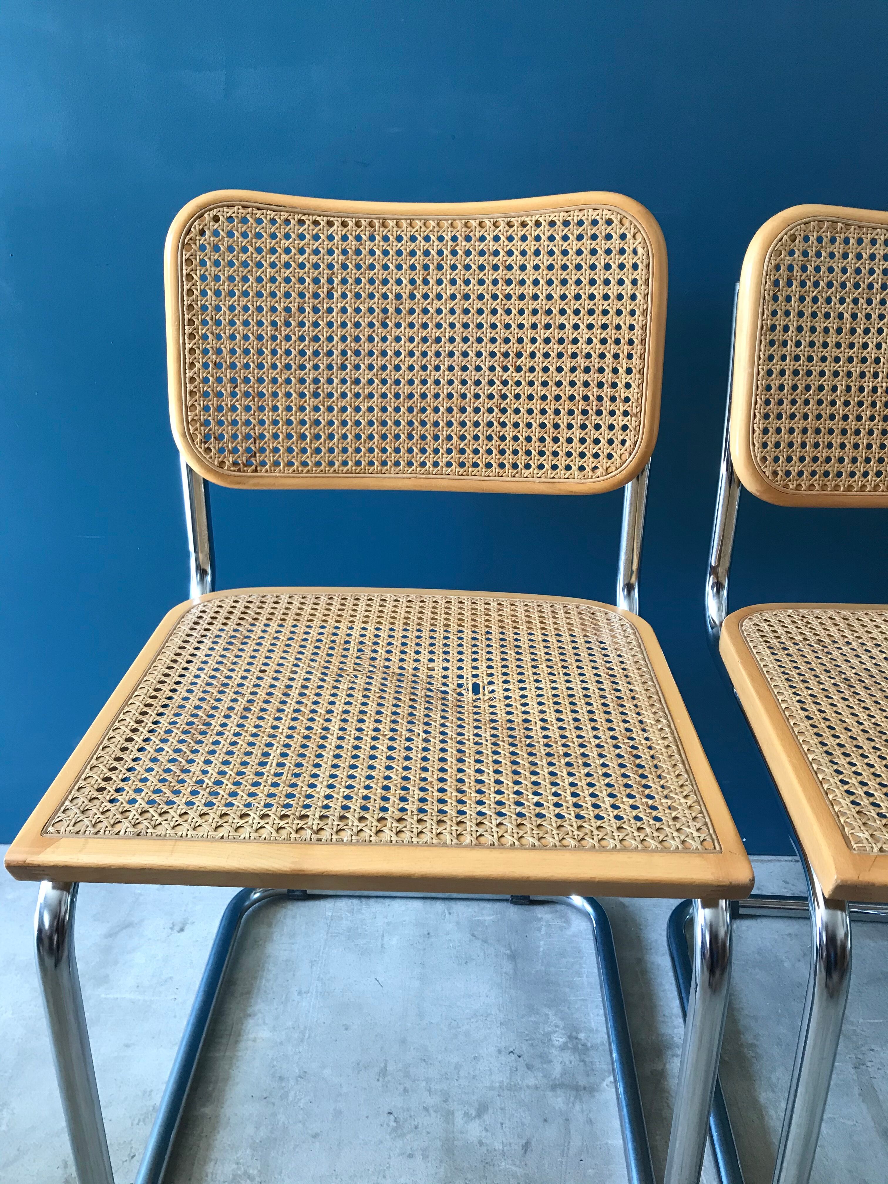 Pair of B32 Chairs Marcel Breuer