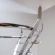 Vintage chrome coat rack with umbrella stand