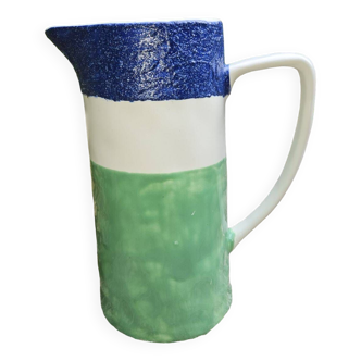 Hand Enameled Vase or Pitcher