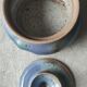 Vintage glazed stoneware set signed Béceleuf