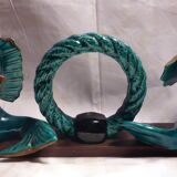 Double ceramic candle holder