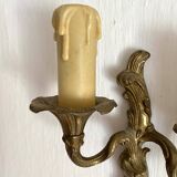 Pair of rocaille style wall lights