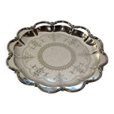 Round silver plated dish Alpacca Berndorf