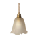 Lamp globe tulip in molded molded glass vintage