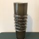 Vase en verre, vert / gris