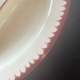 3 earthenware asparagus plates - Salins-les-Bains