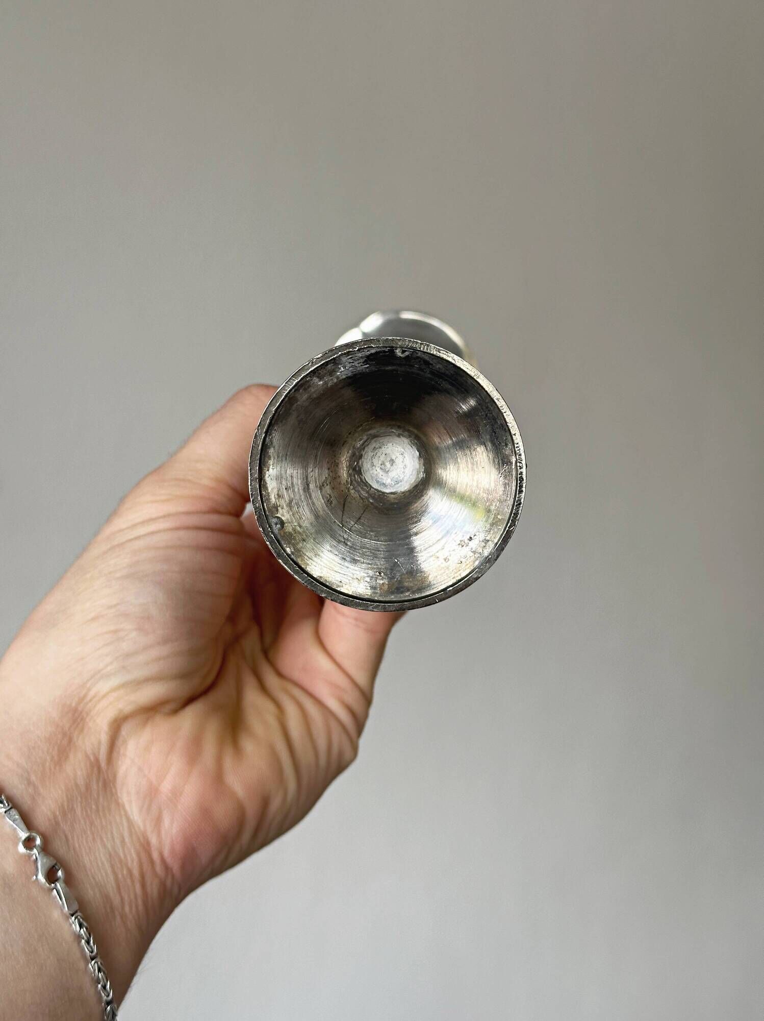 Vintage metal soliflore