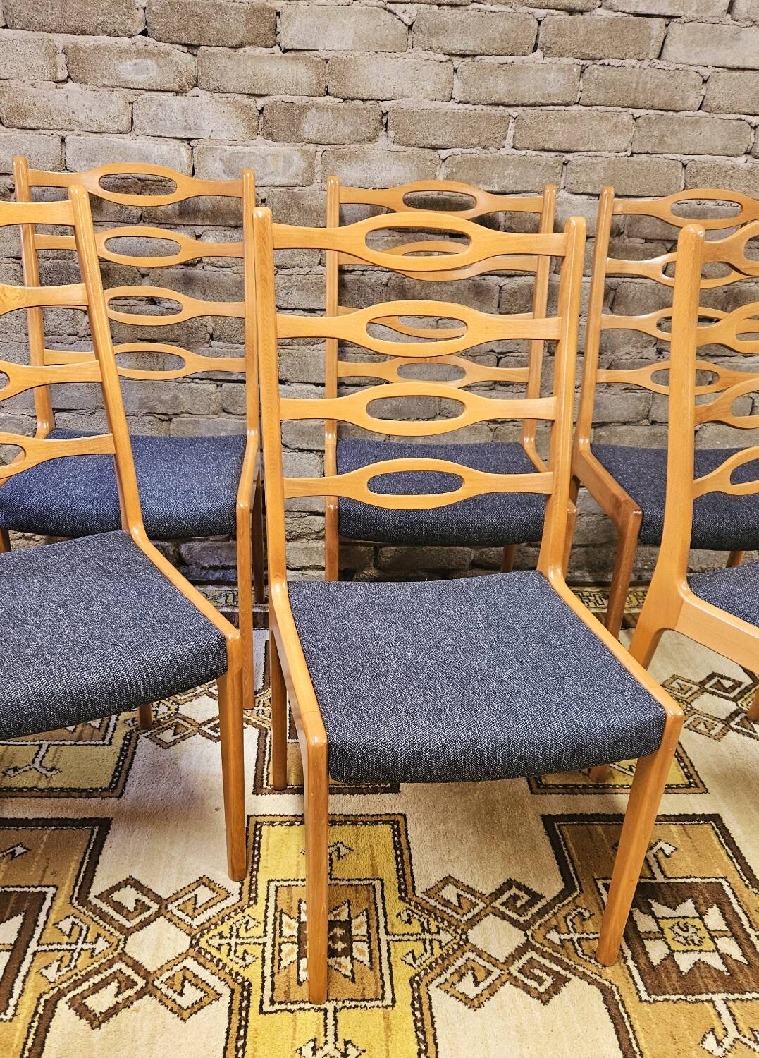 6 Scandinavian chairs 1960