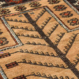 Tapis afghan tissé à la main  78x143cm