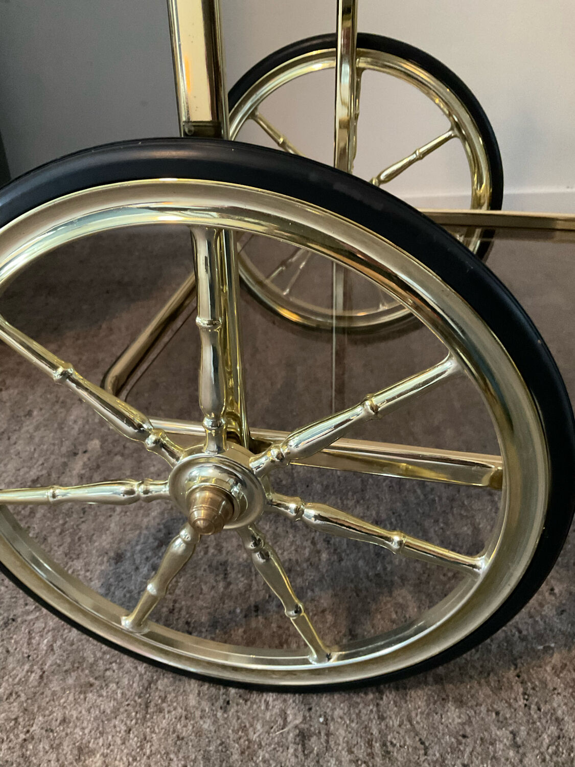 Vintage golden service from the 70s