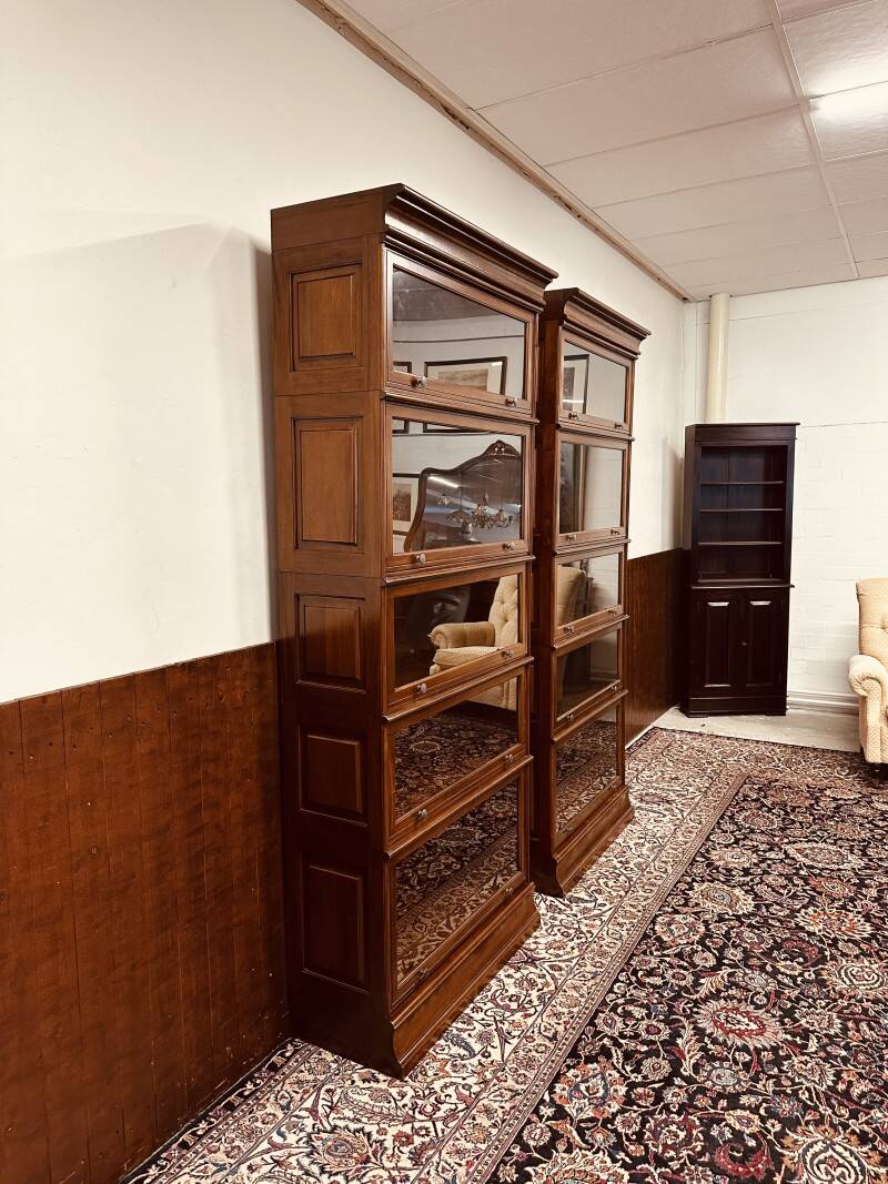 Classic English Globe Wernicke stackable barrister Bookcase