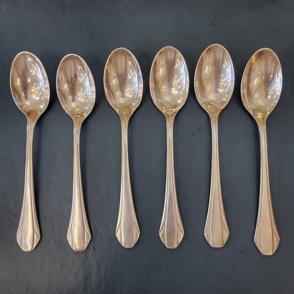 6 small spoons Ercuis